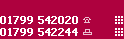Telephone: 01799 542020 - Fax: 01799 542244